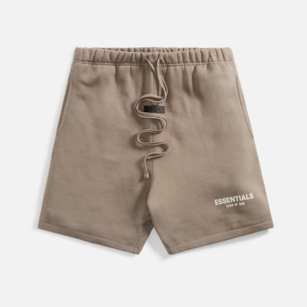Fear of God Essentials Tan Athletic Shorts
